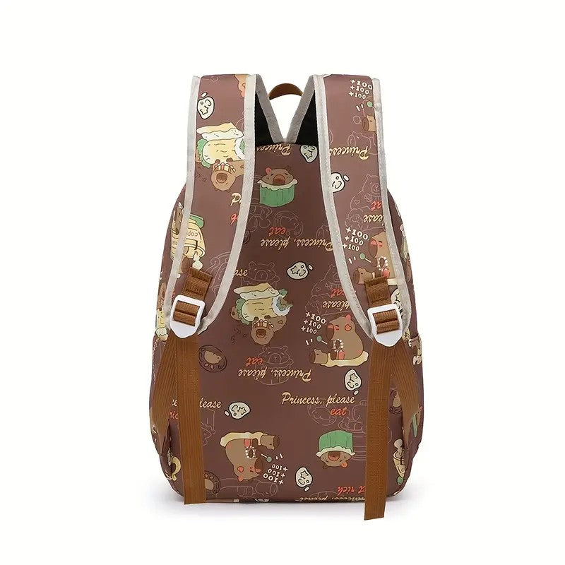 MOCHILA CAPIBARA CAFE KP022