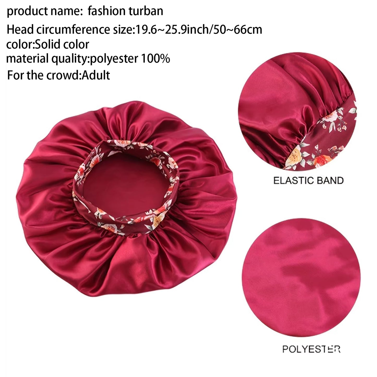 GORRO DE SATEN