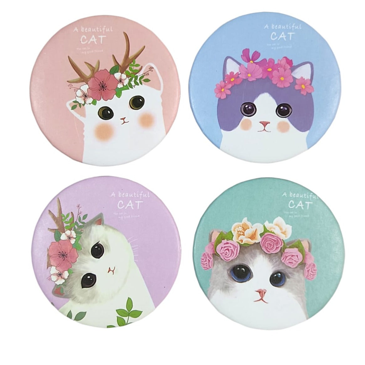 Espejo de cartera Gatitos