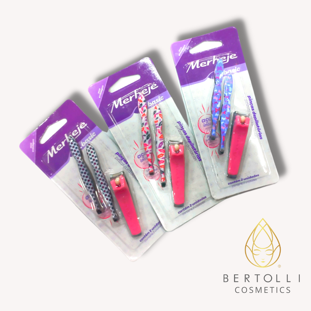 Set de Pinzas de cejas y corta uñas
