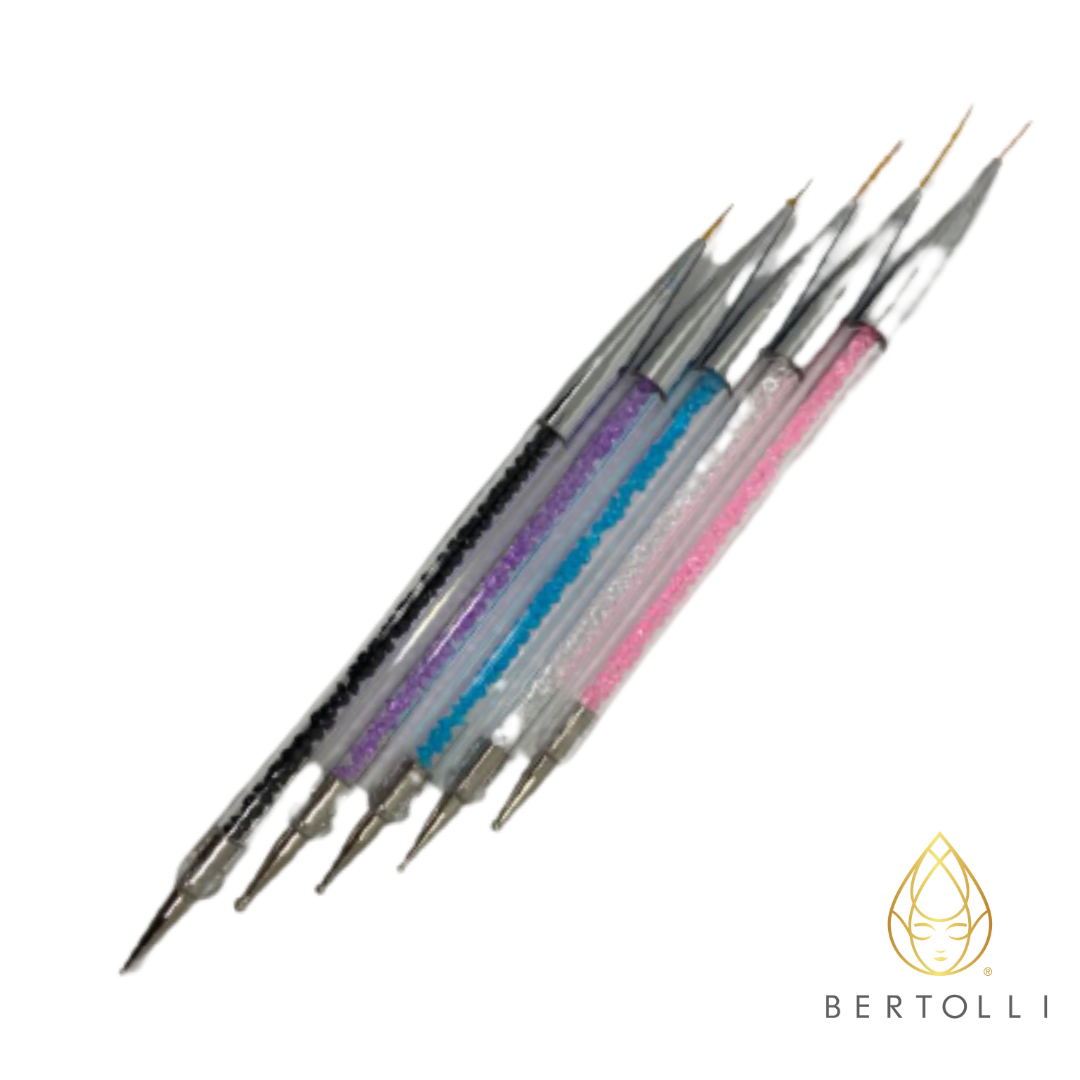 Pack de pincel más puntero de colores (5 uds)