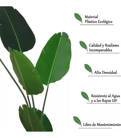 PLANTA ARTIFICIAL DE PLATANO 1.90CM