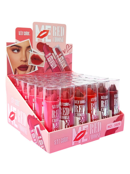 LABIAL MATE EN BARRA TONOS ROJOS