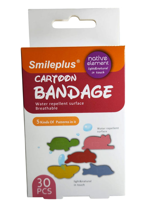 PARCHE CURITA  DE ANIMALITOS 30 PCS