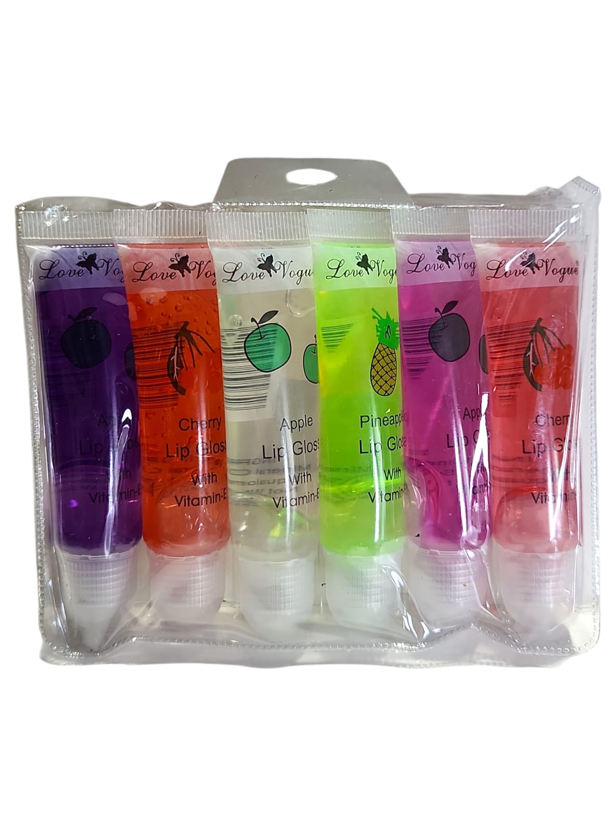 SET DE 6 BRILLO LABIALES PARA NIÑA