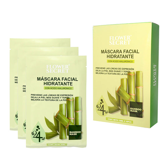 MASCARILLA FACIAL HIDRATANTE BAMBU VERDE