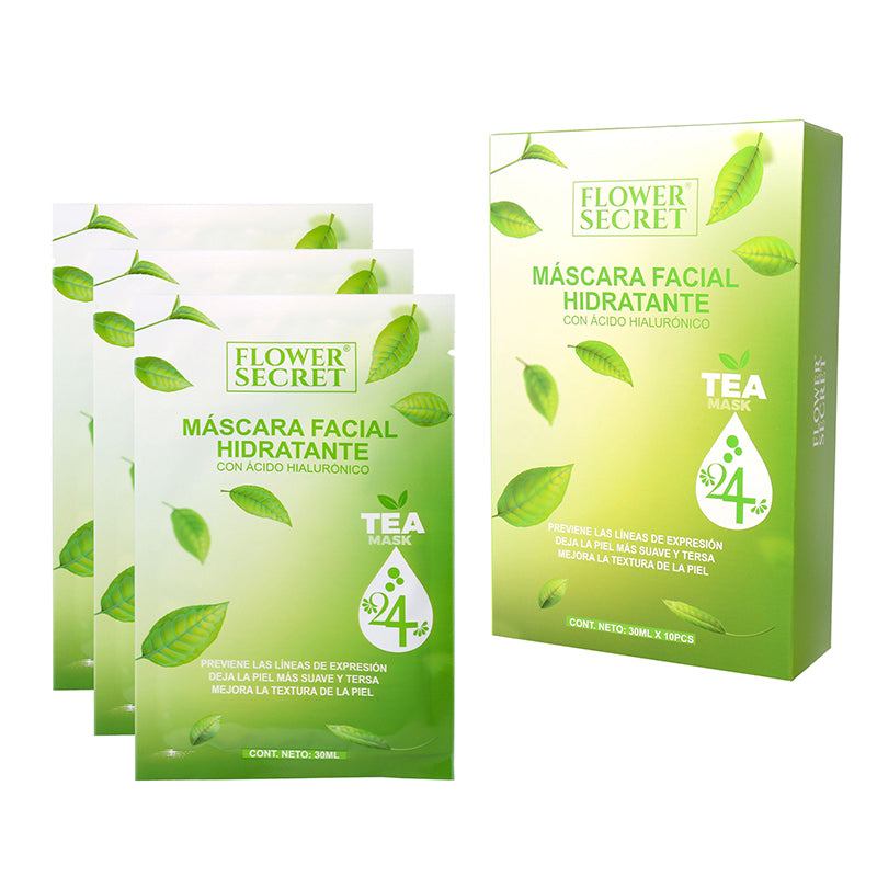 MASCARILLA FACIAL HIDRATANTE TE VERDE