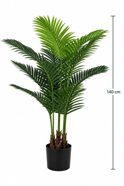 PLANTA ARTIFICIAL PALMA DOBLE 1.40CM