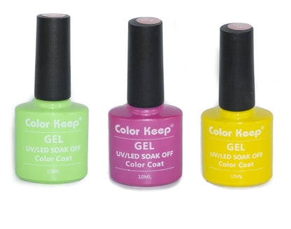 Pack 10ml "7 colores + Base + Top Coat"