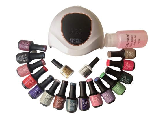 Súper pack 15 colores esmaltes permanentes 16ml