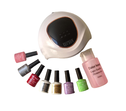 Súper pack 5 colores esmaltes permanentes 10ml