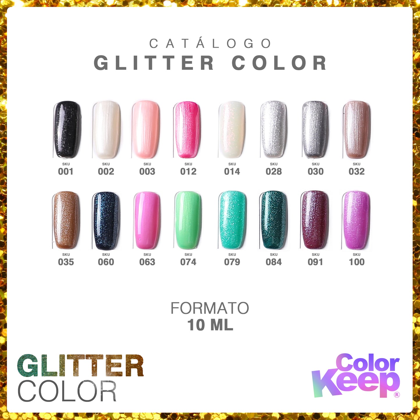 Súper pack 15 colores esmaltes permanentes 10ml