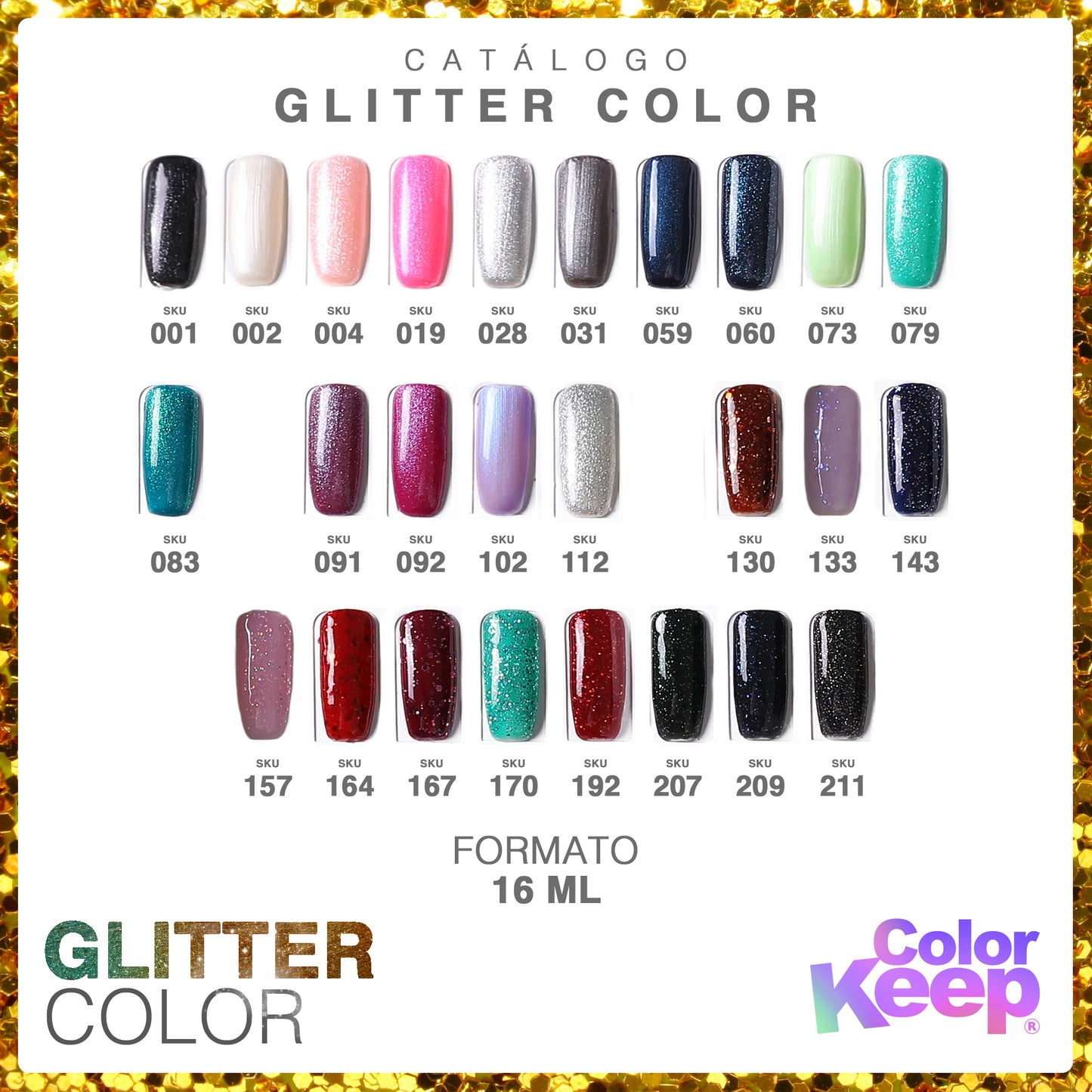 Súper pack 5 colores esmaltes permanentes 16ml