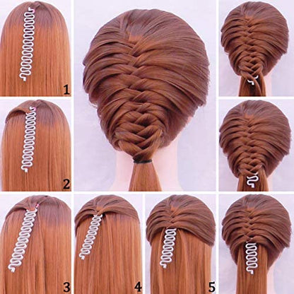 Set de pinzas para trenzar el cabello